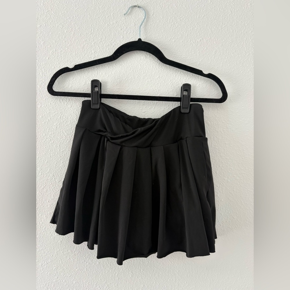 Black Women's Mini Skort